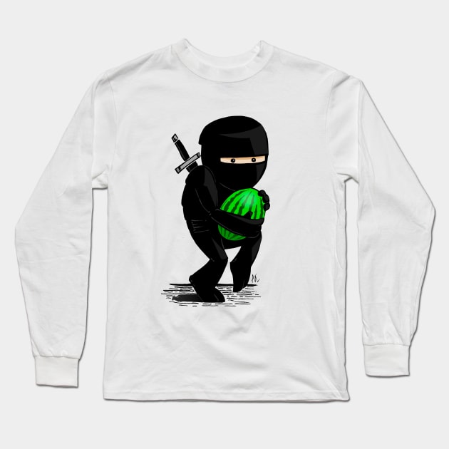 Fruit Ninja Long Sleeve T-Shirt by alejcak